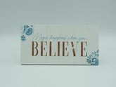 Believe Sentiment Plaque